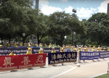 Rally Outside Texas Capitol Exposes China’s Human Rights Violations